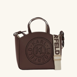small K/Circle perforated tote bag