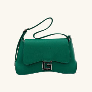 Gaëlle Paris – Bolsa de Ecopiel mediana con logo plateado