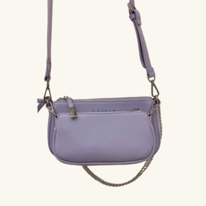 Gaëlle Paris – Bolsa de Ecopiel morada doble bolsa y correa